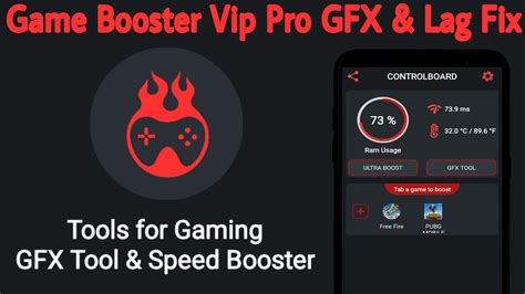 Game Booster VIP Lag Fix e GFX APK (versão paga/completa) 